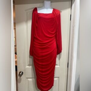 Elegant Red Women's Dress